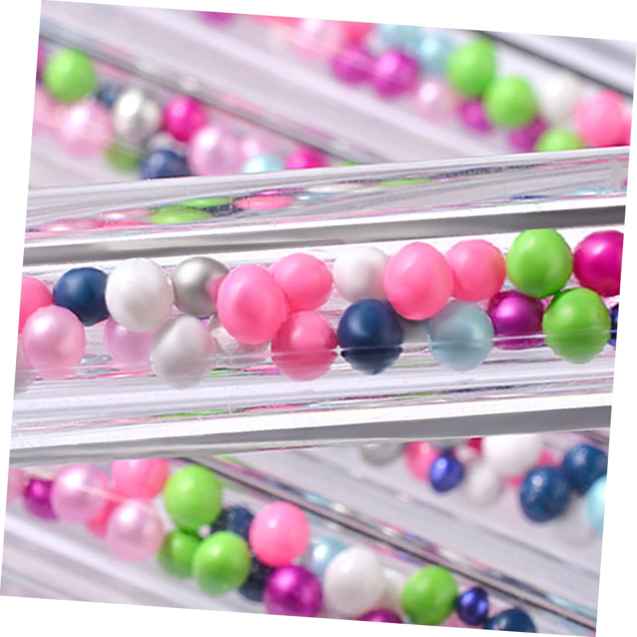 FOMIYES 15pcs Double-ended Dotting Tools for Nail Art Colorful Acrylic Stylus Beads Picker for Rhinestones and Manicure for Home and