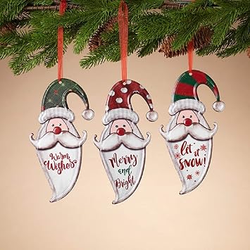 Gerson Santa Claus Ornaments