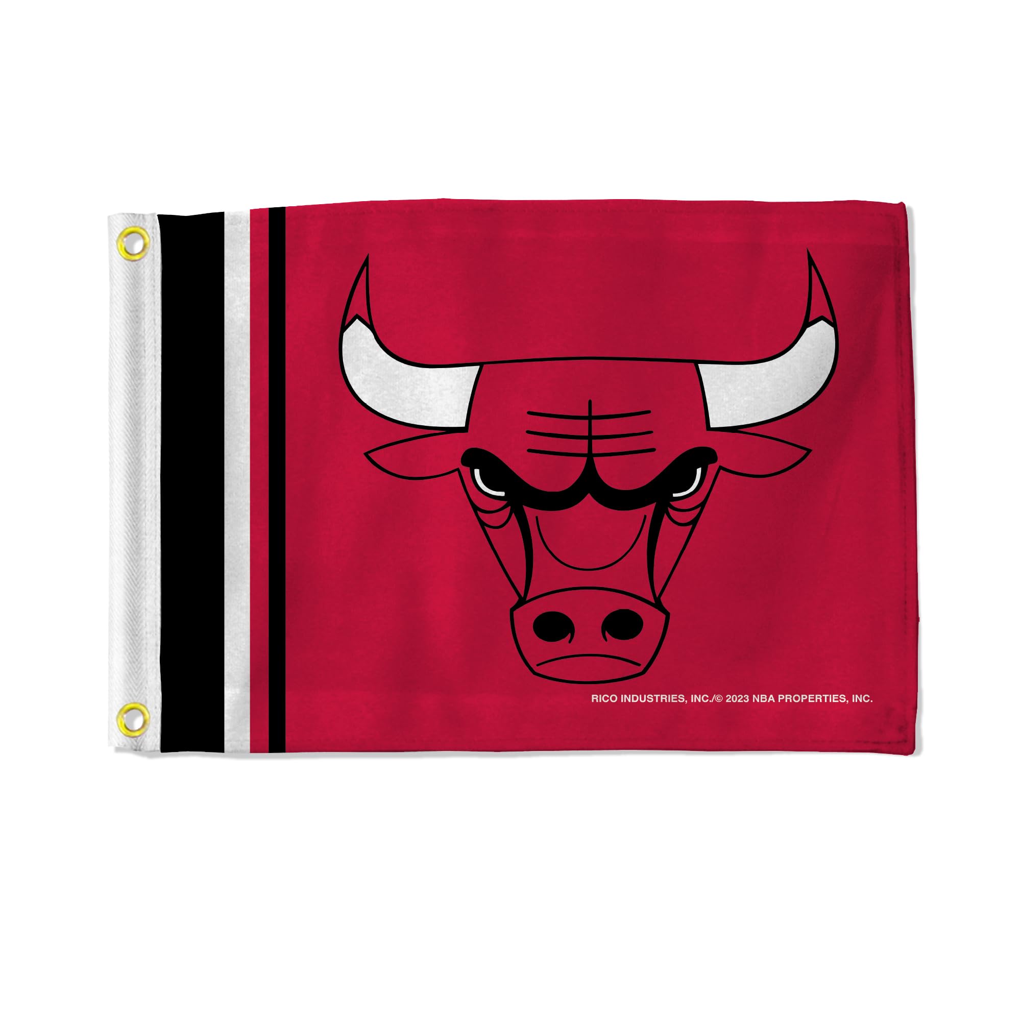 Drapeau NBA Chicago Bulls basketball double face pour voiturette golf et maison