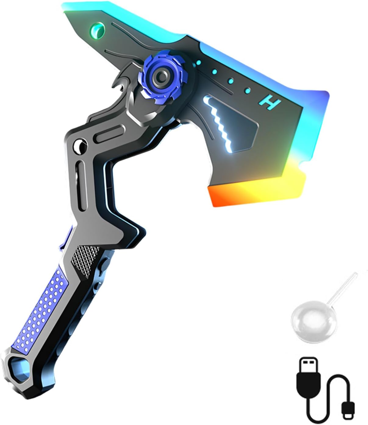 Creative Role Playing Toys Transforming LED Axis Toy with Color Changing Lights and Realistic Sound Effects Birthday Gift