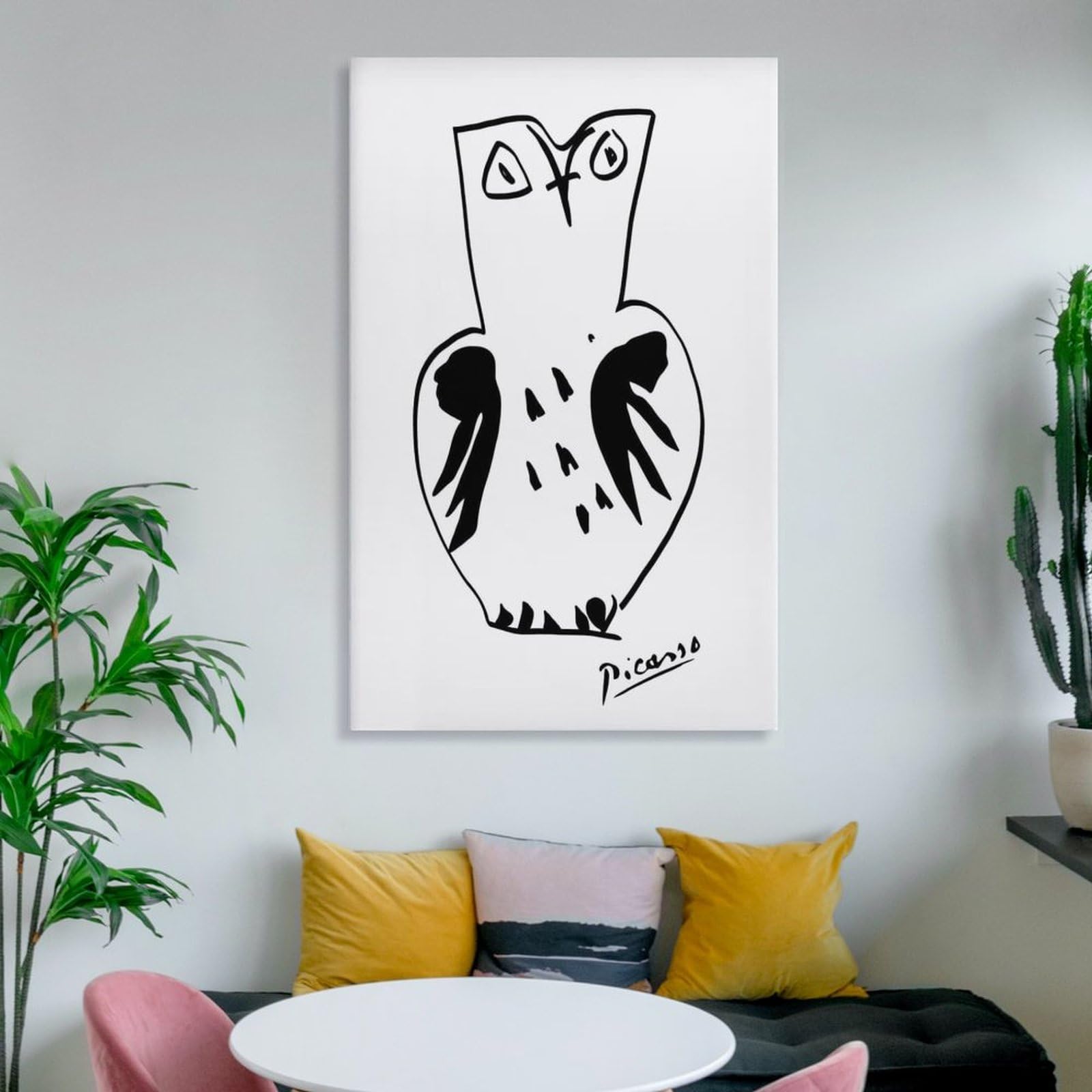 Amazon.co.jp: Pablo Picasso パブロ・ピカソのポスターです《フクロウ