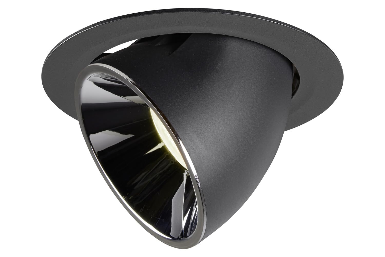 SLV Recessed Ceiling Light NUMINOS GIMBLE XL/LED Spotlight, floodlight, Ceiling Light, recessed Light, Indoor Lighting / 4000K 37.4W 3750lm Black 55 Degrees
