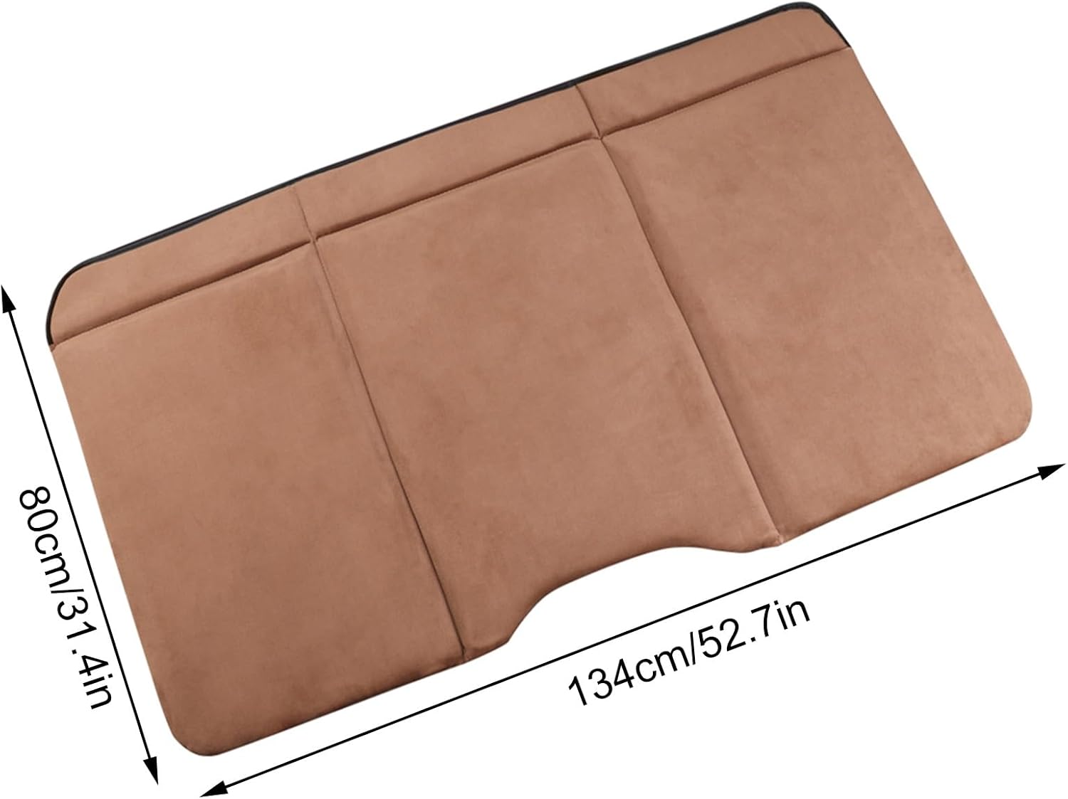 Non-Inflatable Car Back Seat Mattress - Foldable Double-Sided Camping Travel Mattress for Backseat Rest & Sleeping(Blue)