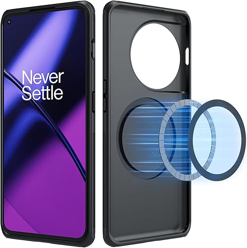 Nillkin Funda Magsafe para OnePlus 11 de 6.7 pulgadas con escudo esmerilado para OnePlus 11, magnética, mate, resistente, a prueba de golpes, funda