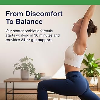 Metagenics UltraFlora Balance Probiotic - Shelf-Stable Daily Gut Health Supplement for Digestive & Immune Support* - Non-GMO & Gluten-Free - 120 Capsules