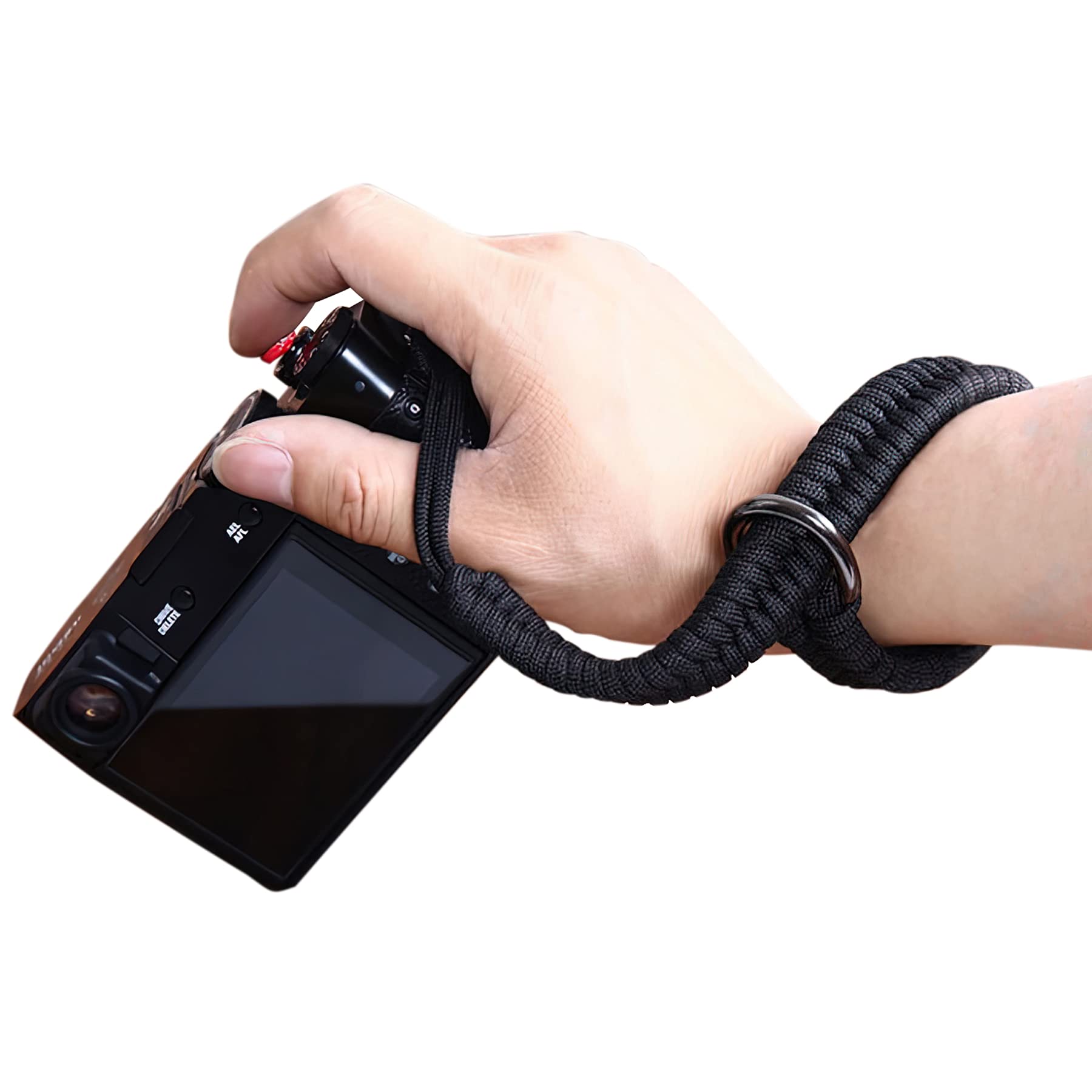 Dreamark Kamera Handschlaufe DSLR, Kameragurt aus Paracord 550 Schultergurt Kamera für Systemkamera Canon Sony Nikon Leica Panasonic Fuji Olympus DSLR SLR