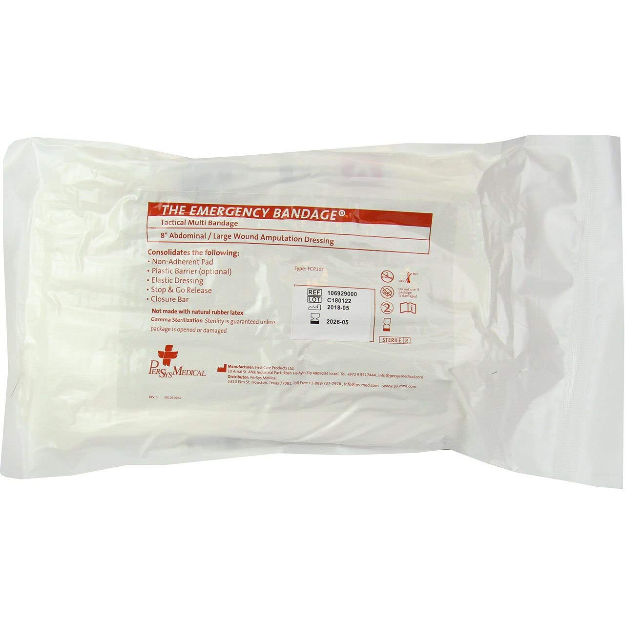 8" Tactical Multi Bandage - White