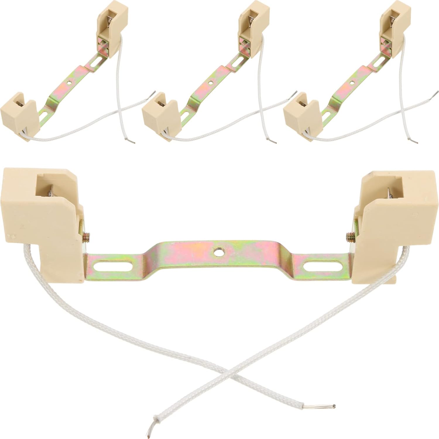 Angoily 3pcs R7S Bulb Socket 118mm Double Ended Lamp Holder Connector Halogen Socket