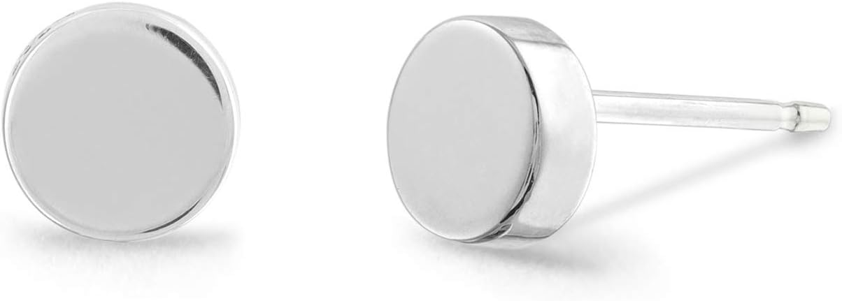 Boma Jewelry Sterling Silver Circle Geometric Stud Earrings - Image 2