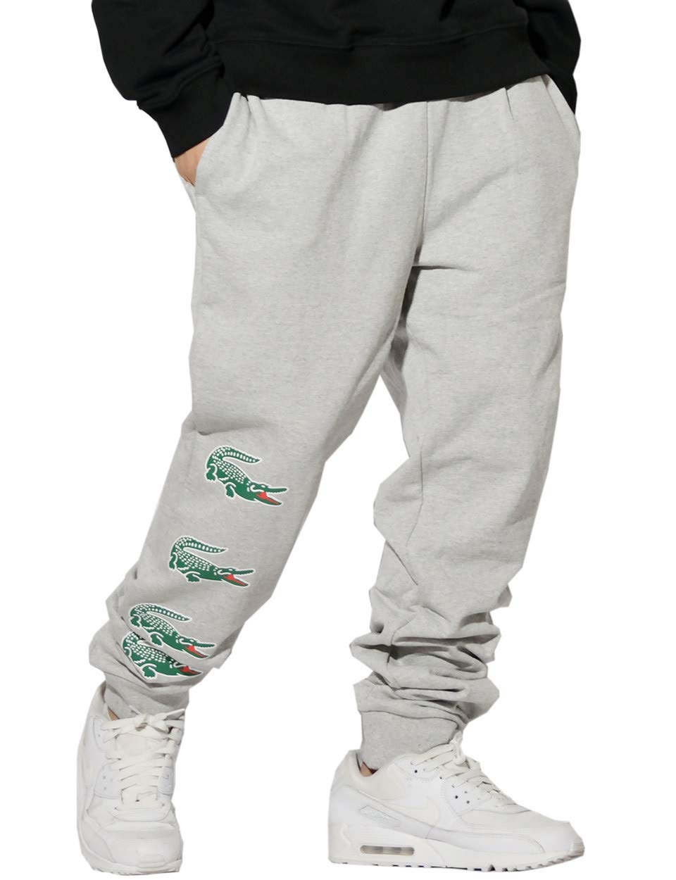 Lacoste ジオメトリックパンツ グレー　スウェットパンツ Amazon | [ラコステ] スウェットパンツ メンズ 冬 ワニ ロゴ