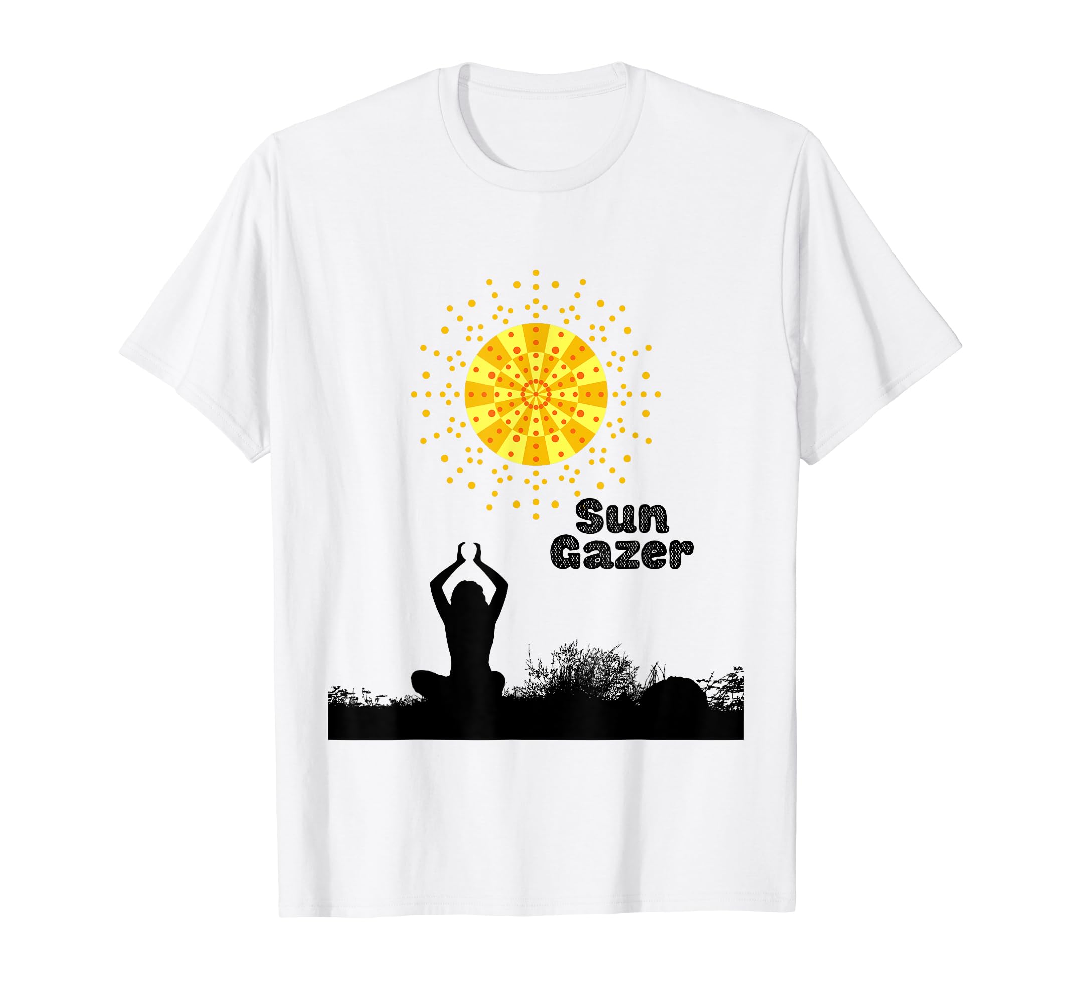 Sun gazing wellnessSun Gazer Spiritual Lightworker Meditation Staring Sun 1111 T-Shirt