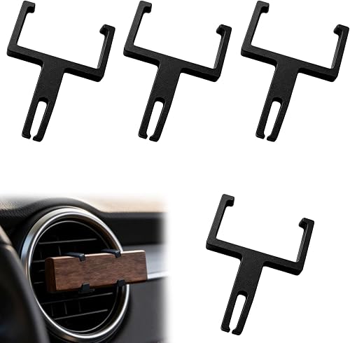 Diffuseur de Voiture Clip,4 Pièces Accessoires de Voiture D'orne 