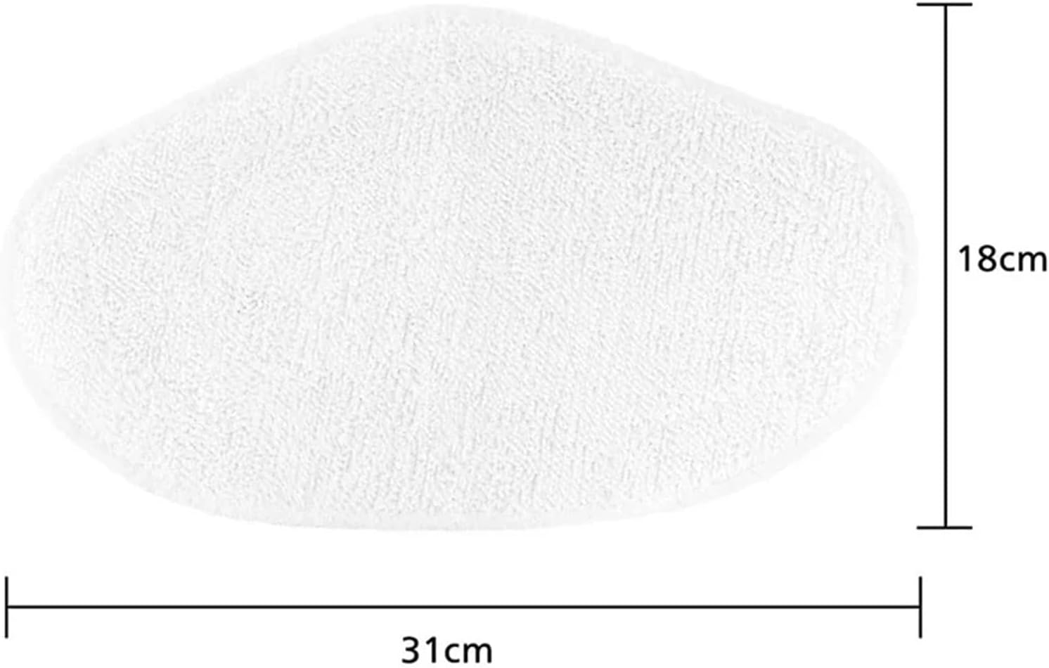 Accessories Washable Mop Cloth ，Compatible ForPolti， Kit Vaporetto PAEU0332 Steam Vacuum Cleaner Replacement Microfibre Mop Rags Spare Parts(10pcs)