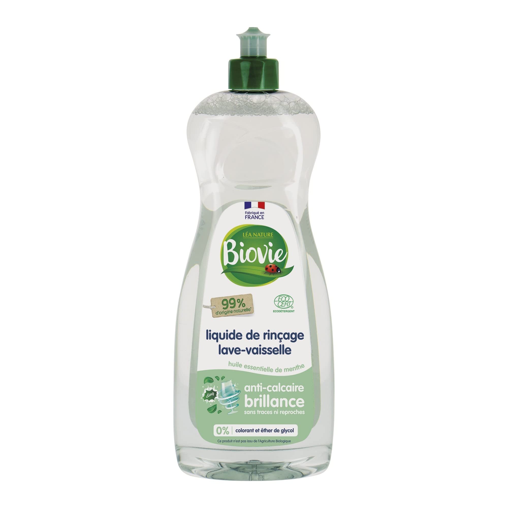 biovie Cleaning Fluid for Use with Organic Essential Oil of Mint 750 ml Pack of 2