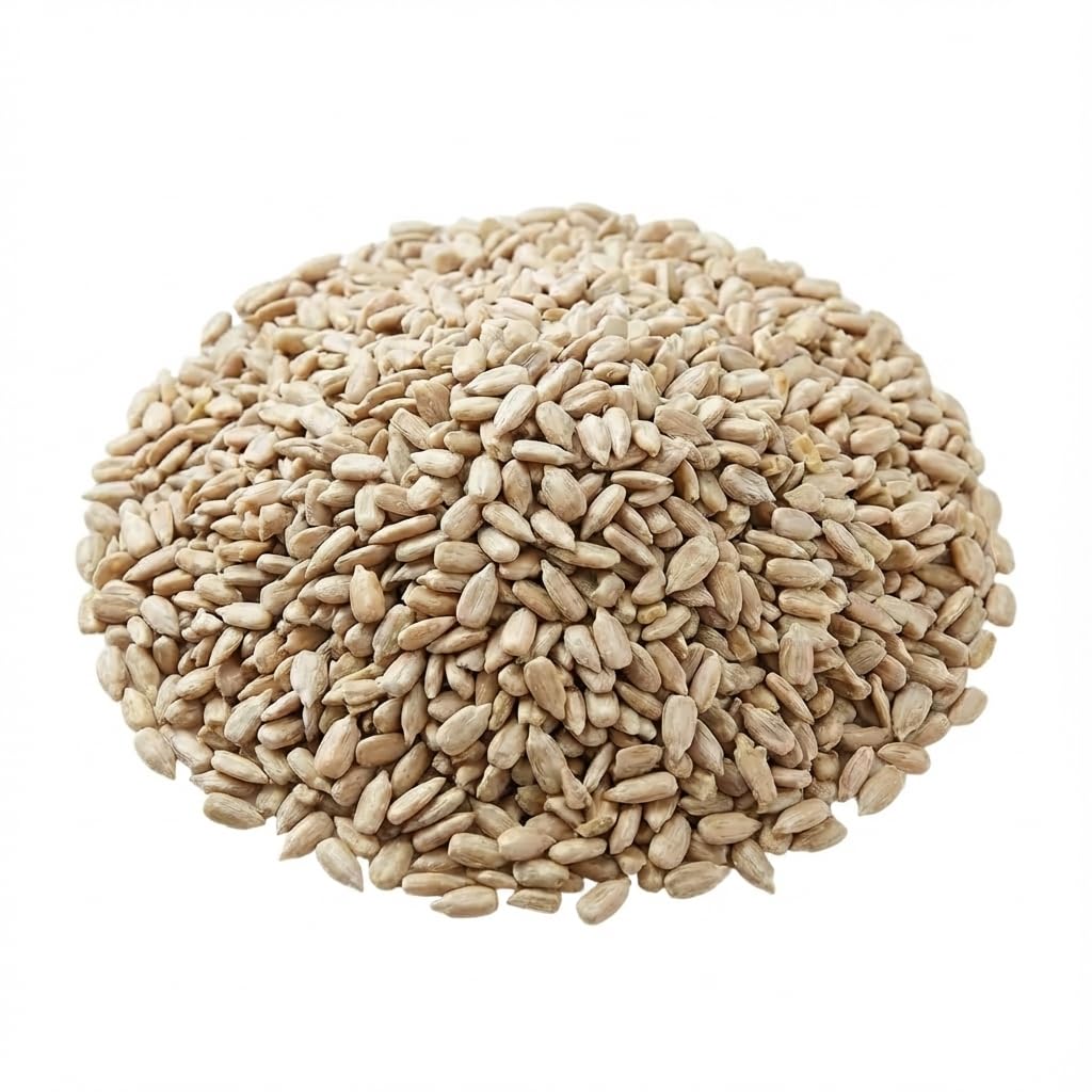 Sunflower Hearts Bird Food 20kg – Premium No Husk Wild Bird Feed for Garden Birds – High Energy, Mess-Free Bird Seed for All Seasons