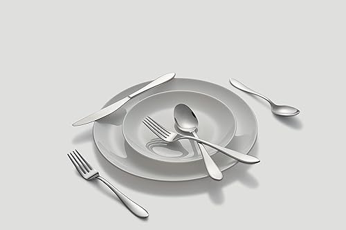 Miniatura 3 de CAMBRIDGE Silversmiths Delia Mirror - Juego de cubiertos de 20 piezas, servicio para 4