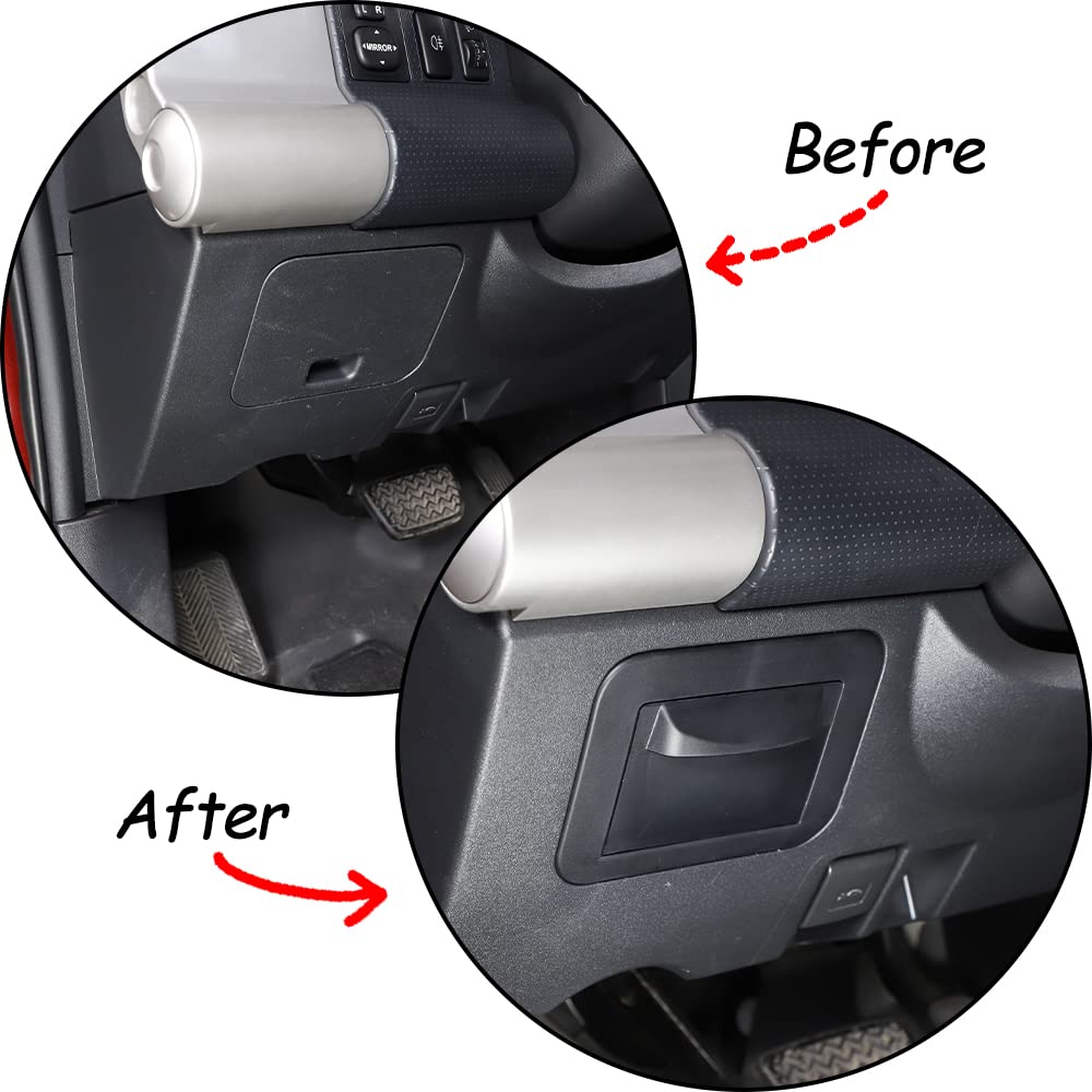 LLKUANG Center Console Fuse Storage Box kit Fit for Toyota FJ Cruiser 2007-2021 Car Driver's Seat Fuse Box ABS Multifunctional Tray Storage Box-1pcs