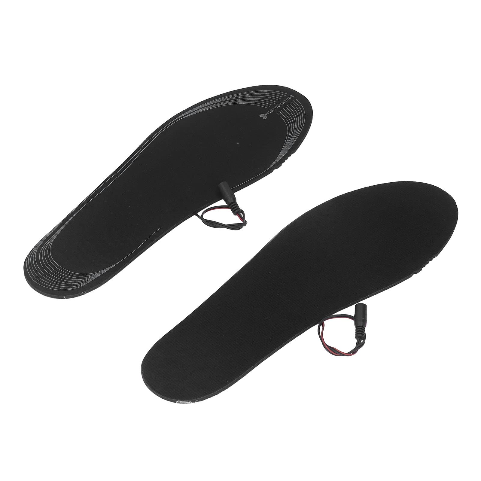 Heated Insoles, 1 Pair Electric Heated Insole Warm Keeping Lightweight USB Charging No Smell EVA Electrical Heated Insole 5V for Hiking Camping