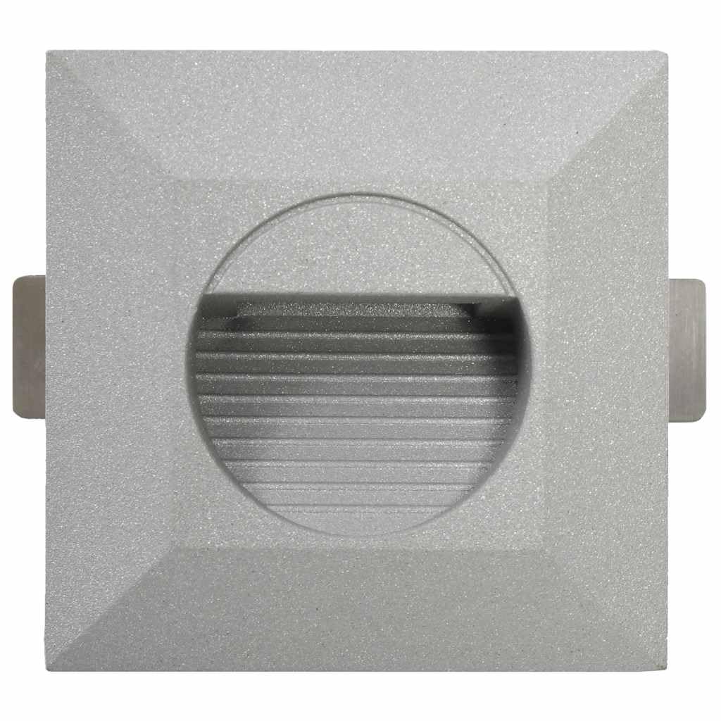 vidaXL Außenwandleuchten 6 Stk. LED 2 W Silbern Quadratisch