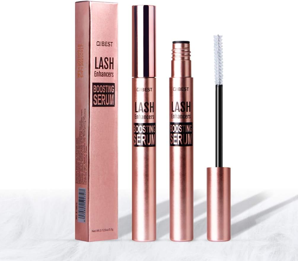 Eyelash Growth Serum Brow Lash Rapid Enhancer Booster Essence Irritation Free Formula for Longer Thicker Strong Eyelashes Eyebrows Conditioner 5ML