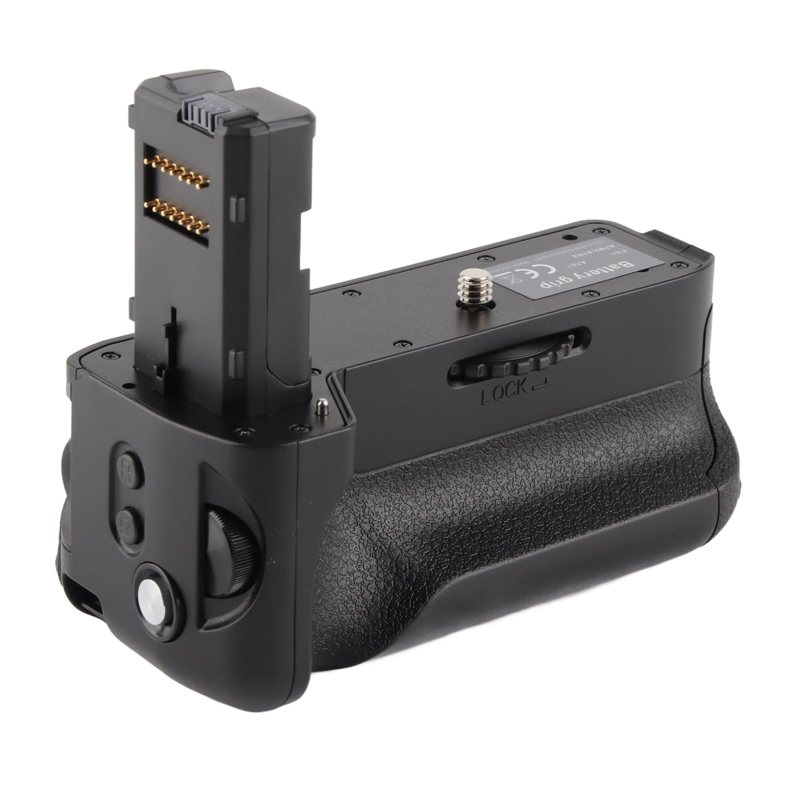 Aoresac Porta batteria verticale A7II A7S2 A7M2 A7R2, doppio slot NPFW50, controlli AF/MF/C1/C2, accessorio per fotocamera ABS per stabile