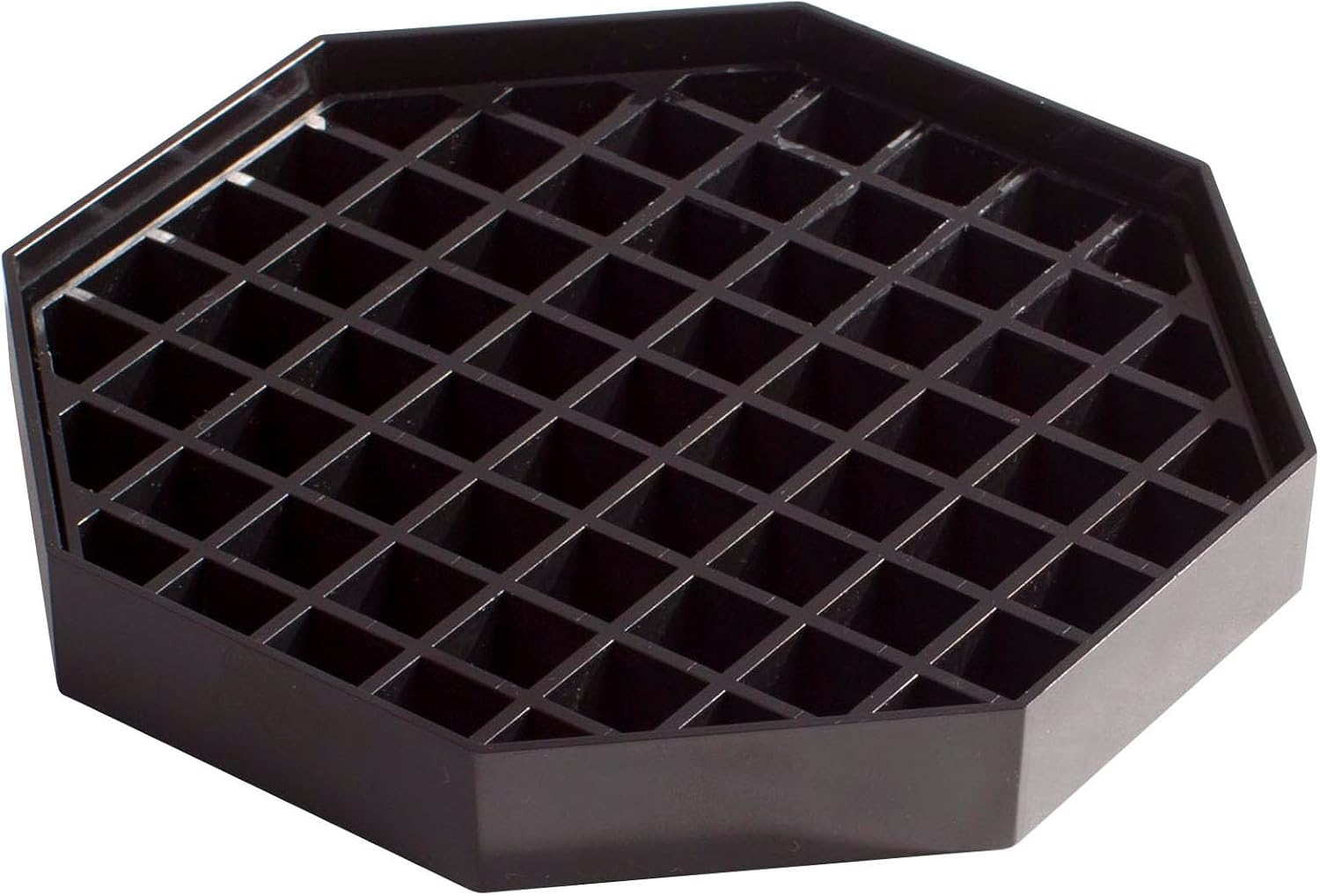 Bar Maid 6" Black Drip Catcher Trivet Style Tray