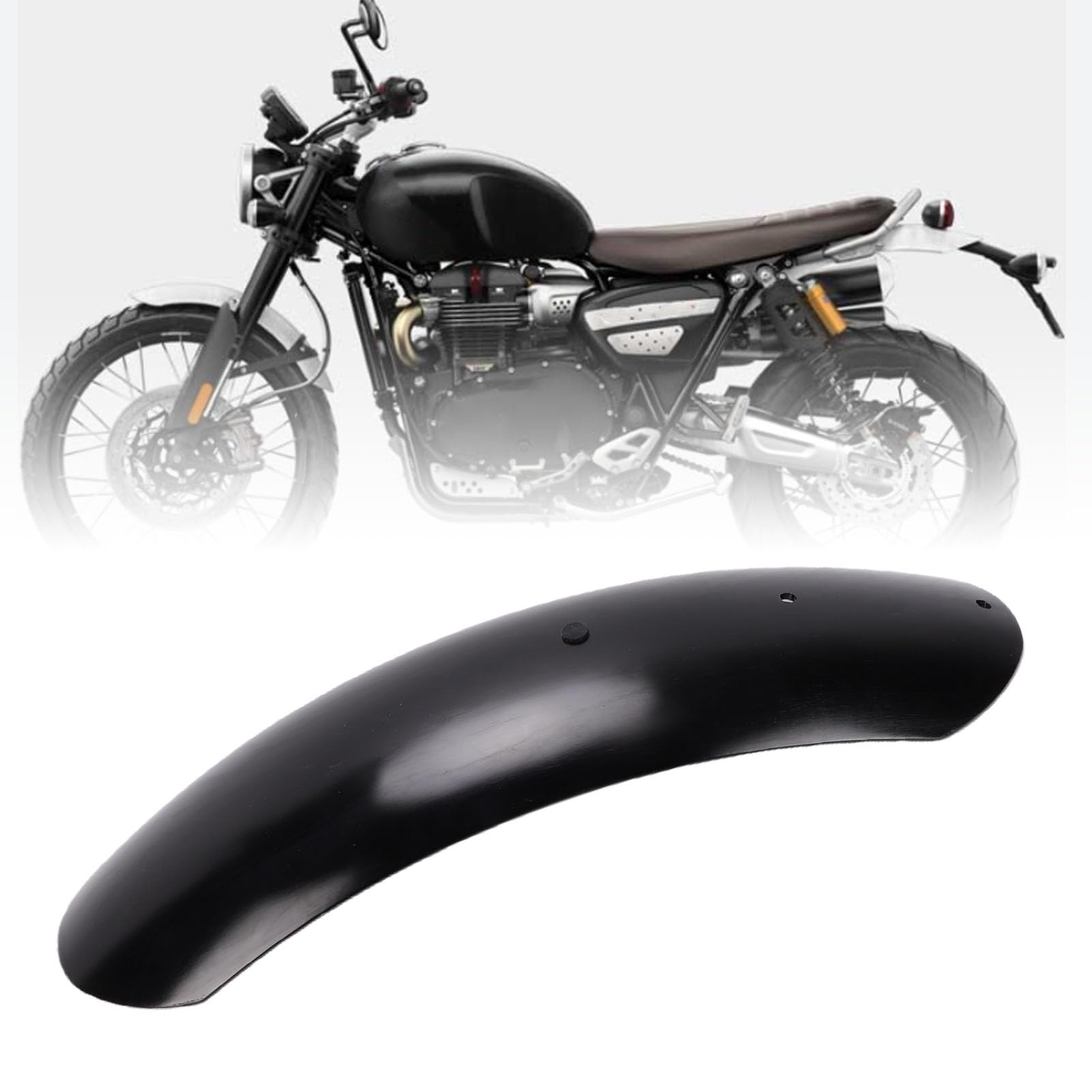 Ausla Parafango Anteriore Moto Alto in Alluminio 1200X (BLACK) | Paraspruzzi in alluminio, fuoristrada, detriti di fango, 1200X 2024-2026, 1200XC 2019-2026, 1200XE 2019-2026
