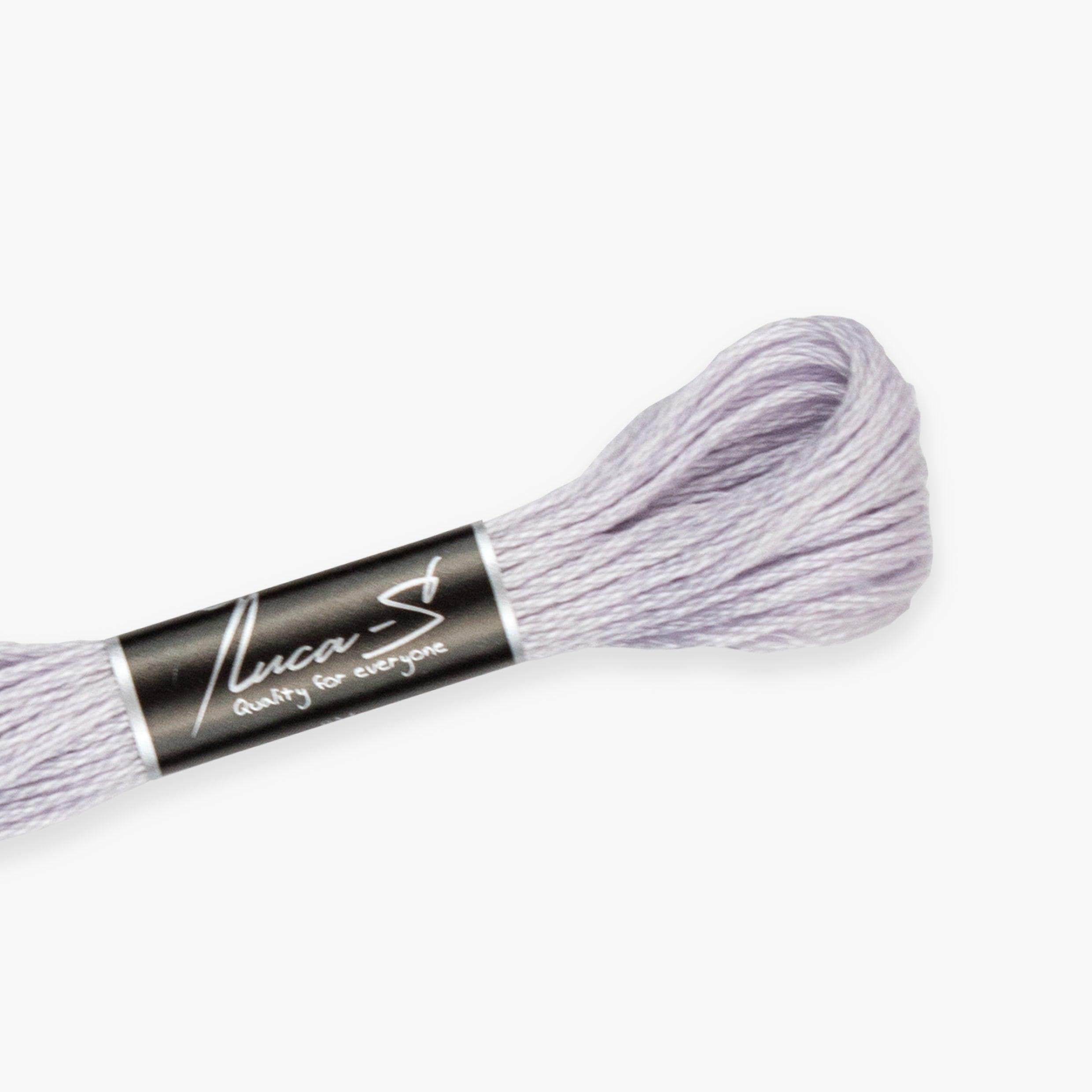 Premium Embroidery Thread Luca-S, 100% Giza Cotton, Oeko TEX Certified Stranded Cotton - 101 / DMC 27 / Anchor X — image 1