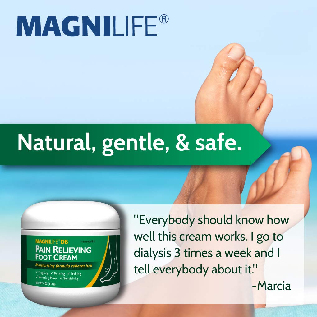 Buy MagniLife DB Pain Relieving Foot Cream, Calming Relief for Burning
