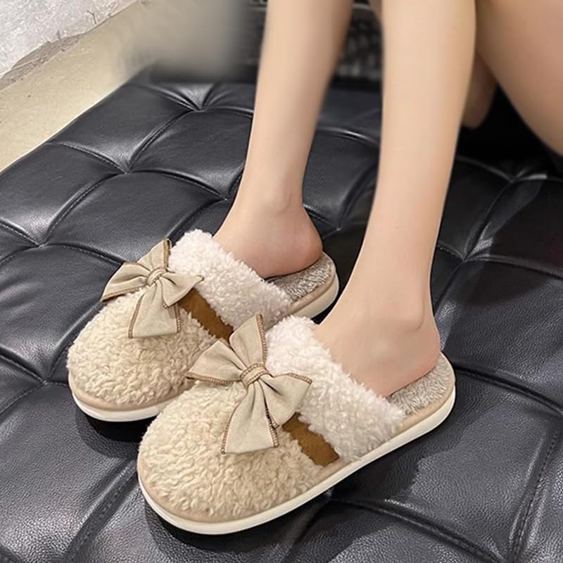BEDAW Zapatillas De Algodón Cálidas En Invierno, Zapatillas Peludas para Niños, Niñas, Hombres Y Mujeres, Parejas