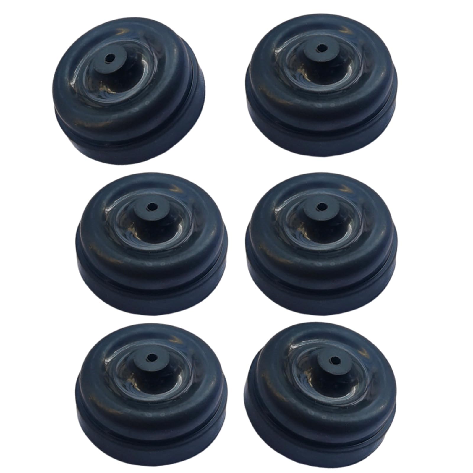 Jazuaiao Of 6 Aquariums Air Pumps Diaphragms Replacement Rubber Silicone Cup Part for Fishtanks Oxygen Pumps Accessories Oxygen Replacement Silicone Cup