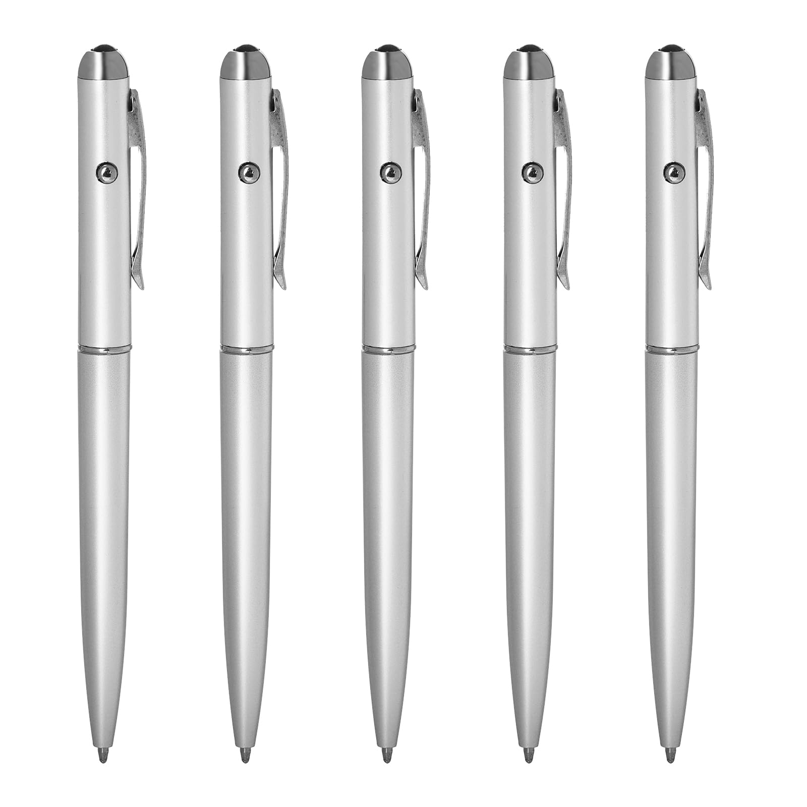 TopHomer Invisible Ink Pen, Spy Pen With UV Light, Multifunction Security Marker LED UV Light Marker, Ballpoint Creative Secret Pen School Office Supplies (5PCS Pen)