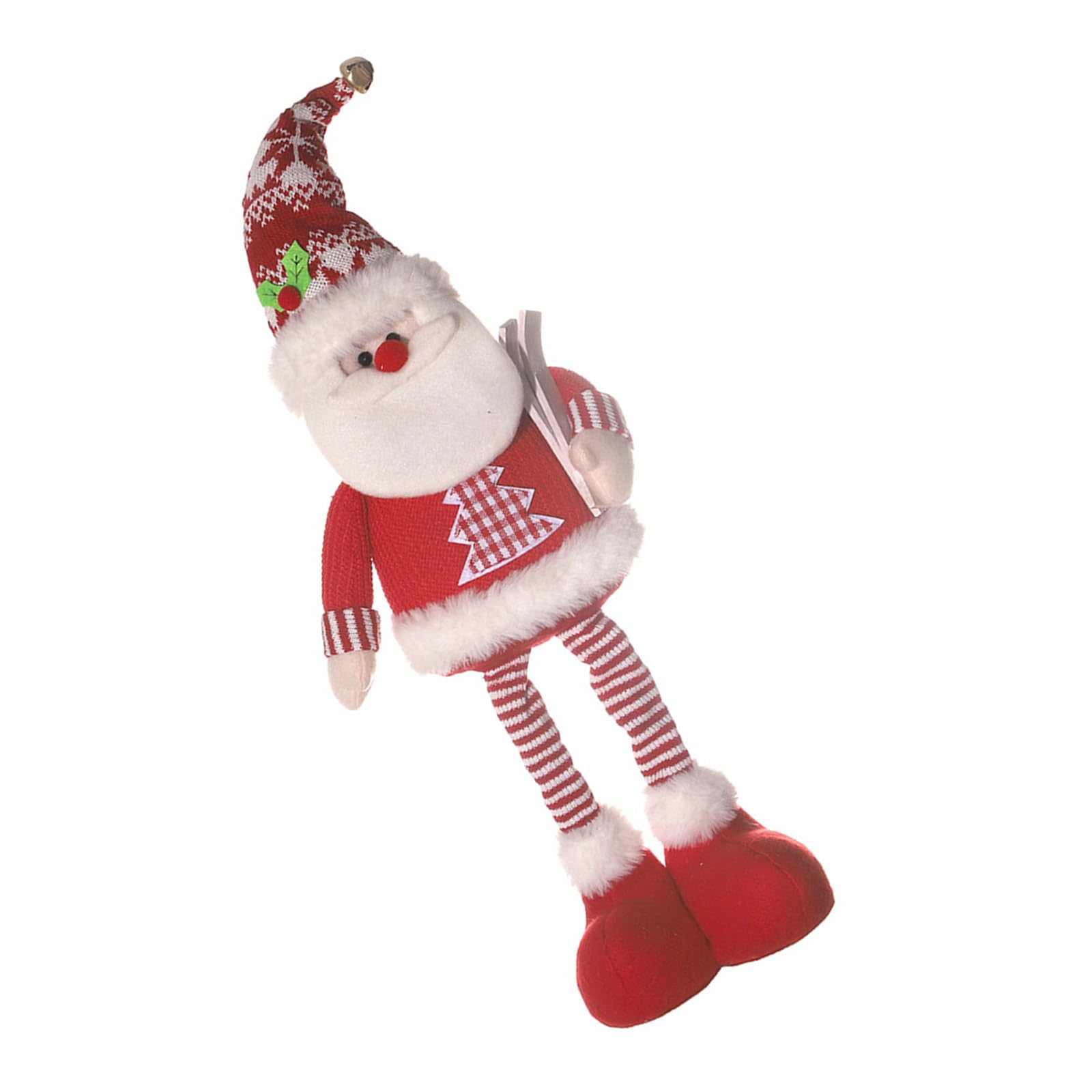 Tsophreniq Expandable Christmas Figurines Festival Home Decoration Santa Snowmans Reindeers Display Home Ornament Accessory Decoration Accent
