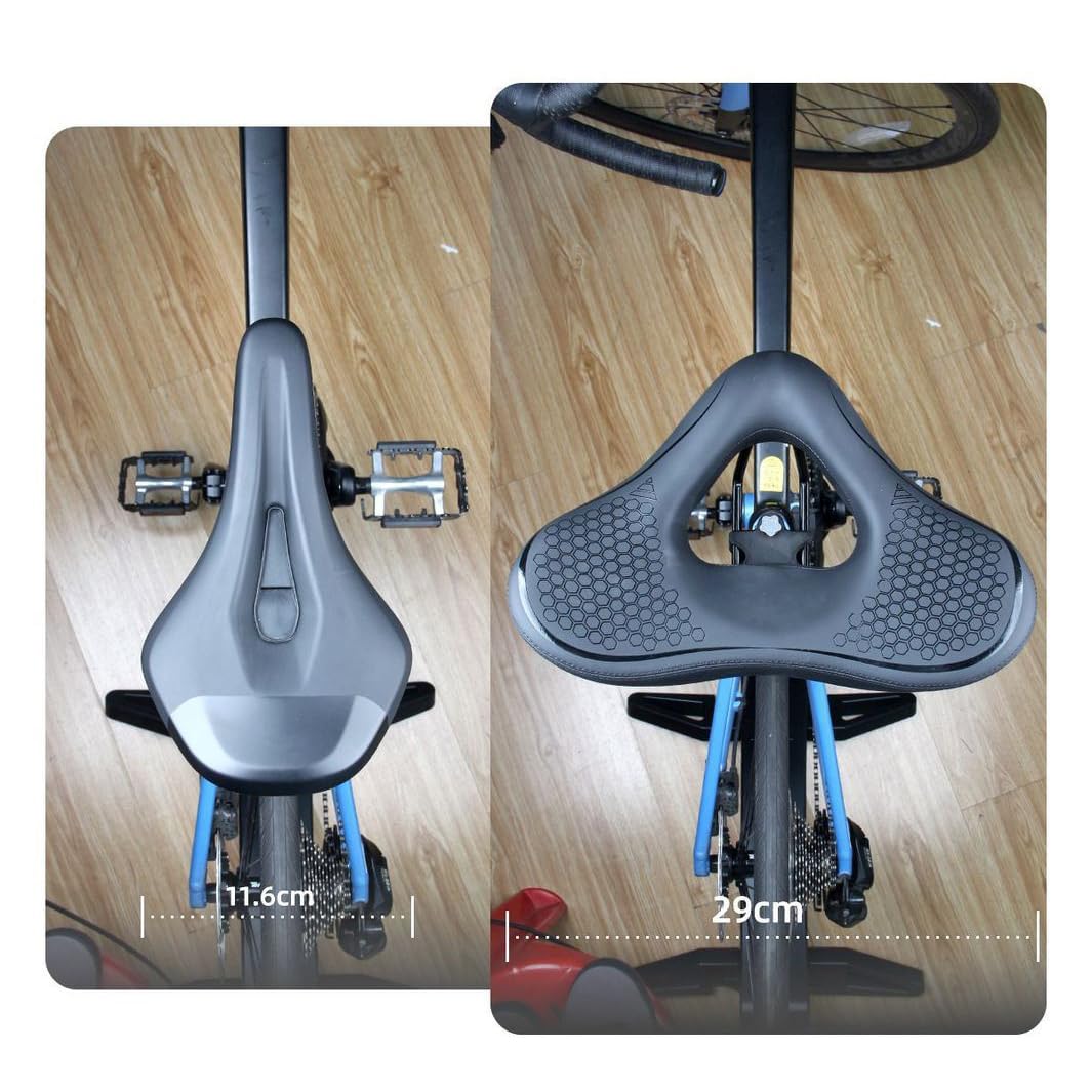 Sillín de Bicicleta para Scott Silence eRide 2024-,Diseño de Soporte 3D Que Alivia Eficazmente el Dolor de Cadera, Fabricado en Cuero,M