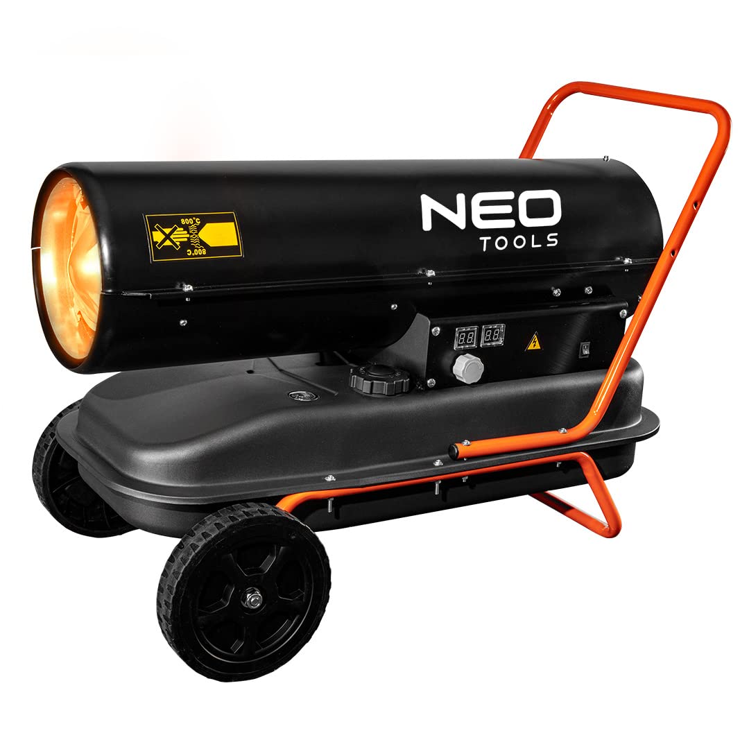 NEO TOOLS Ölheizgerät 30kW Mit Rädern - Mobile Wärme Für Werkstatt & Garage