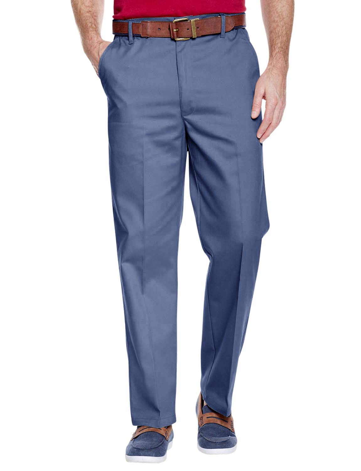 Chums Men's Stain & Water Resistant Coated HIGH-Rise Trouser Pants Airforce 44W / 27L
