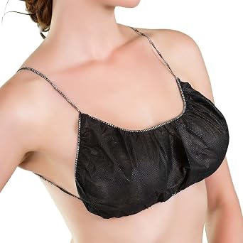 APPEARUS Disposable Tanning Bra 50 Count | Virgin grade non woven fabric, elastic bands. For spray tanning and salon services by estheticians