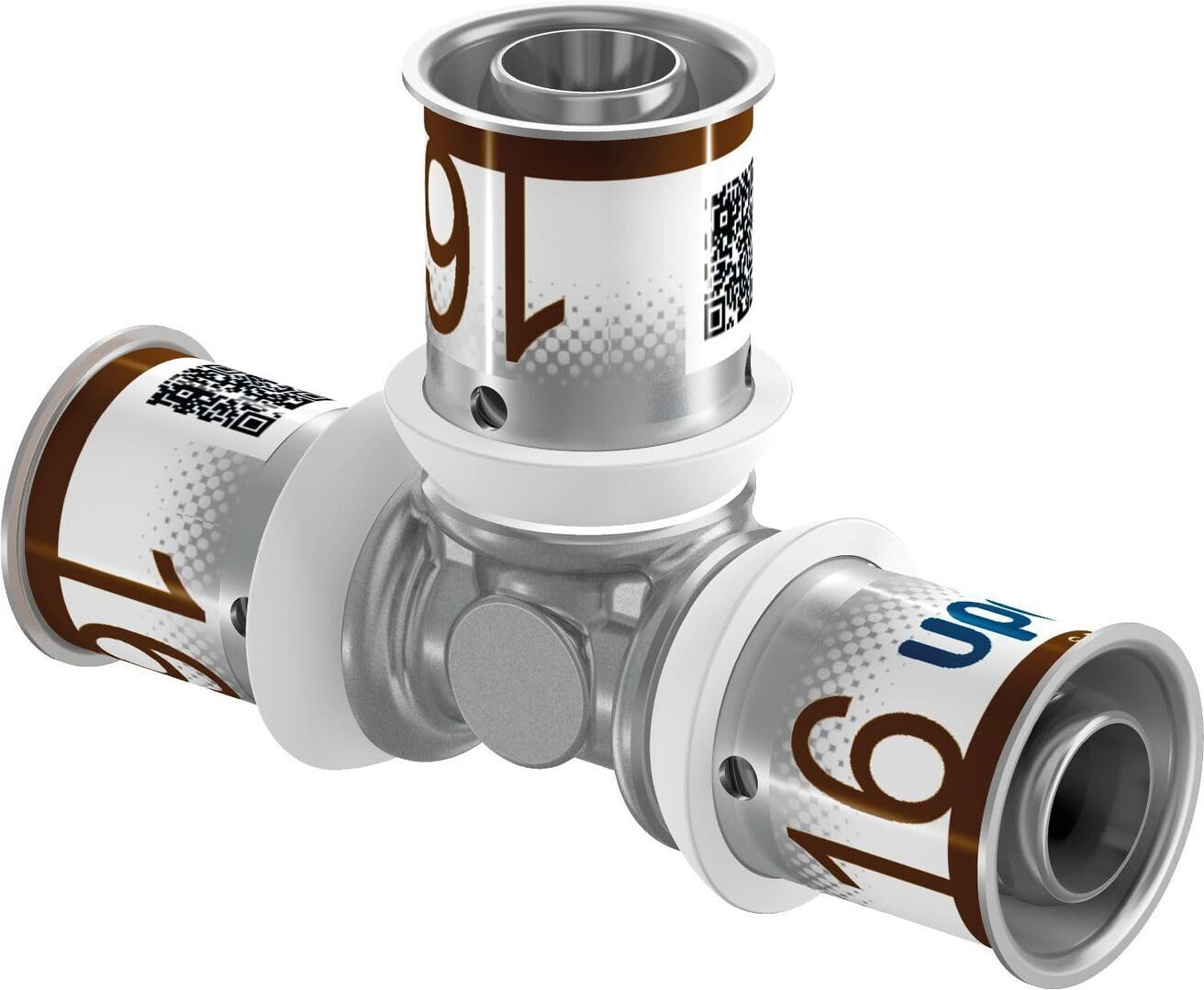 Uponor See Description S-Press Plus Mlc T-Piece 16 X 16 X 16 Mm