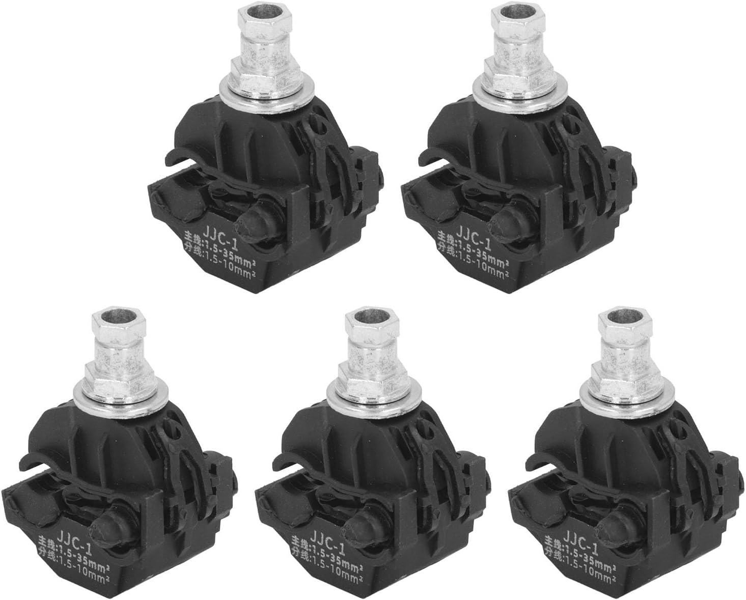 Insulation Piercing Connectors 5PCS No Peeling Clamp for High Low Voltage Cable Splitting 1KV for Electricians