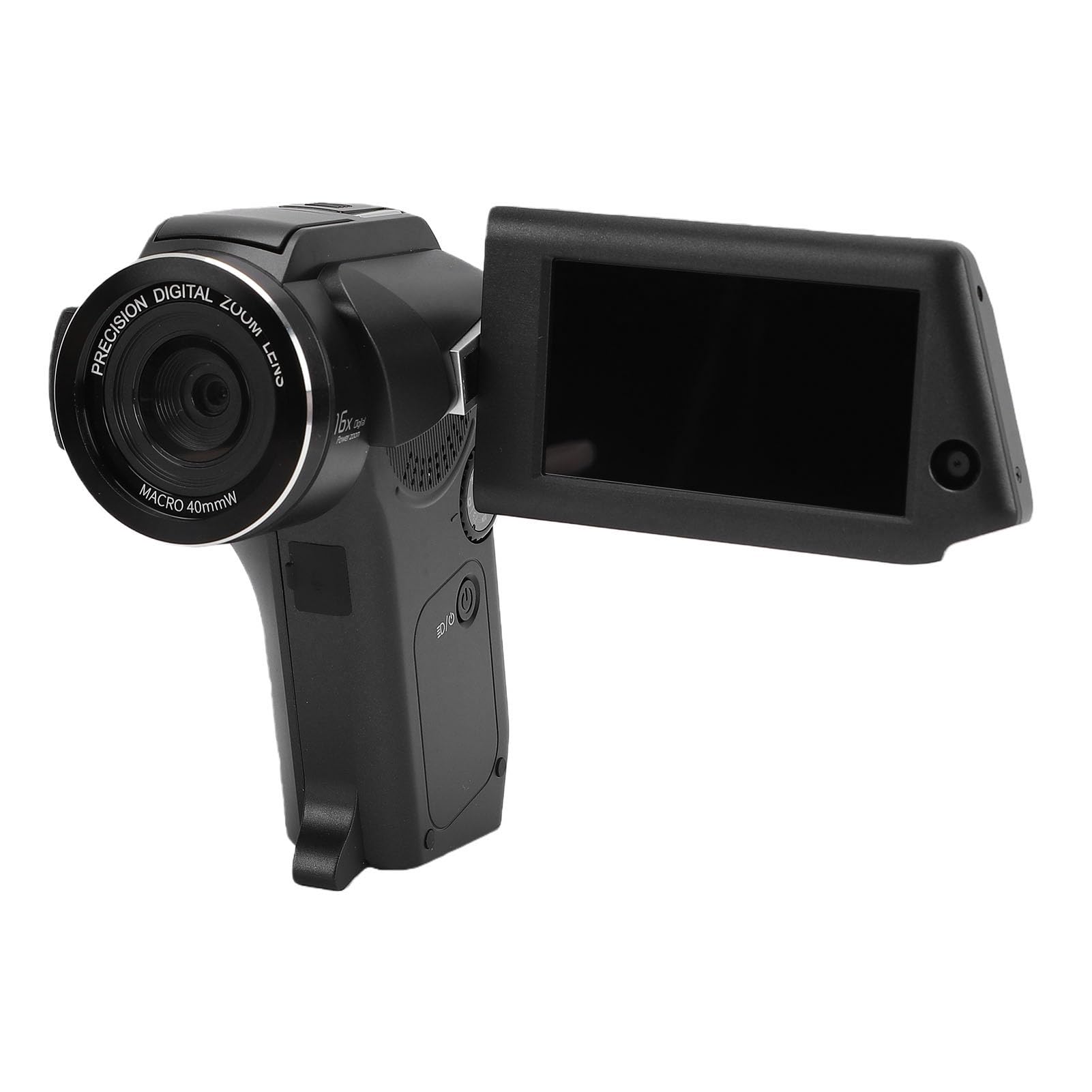 Fockety Videocamera 8K Videocamera da 75 MP WIFI Vlog Camera con Doppio Obiettivo, Zoom Digitale 16X, Telecomando, Messa a Fuoco Automatica, Schermo Ruotabile, Batteria, Borsa