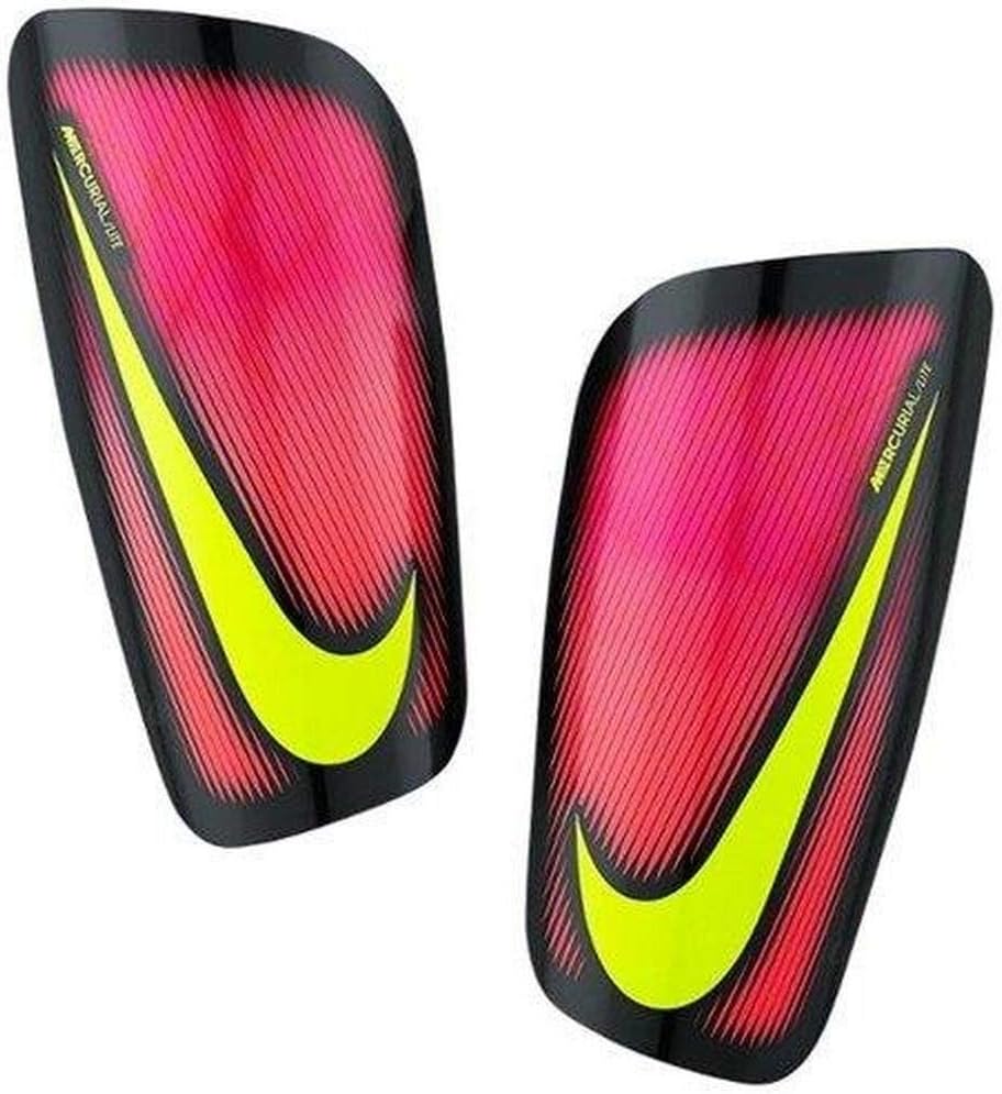 Nike Mercurial Lite Shin Guard Pink Large Sports & Outdoors