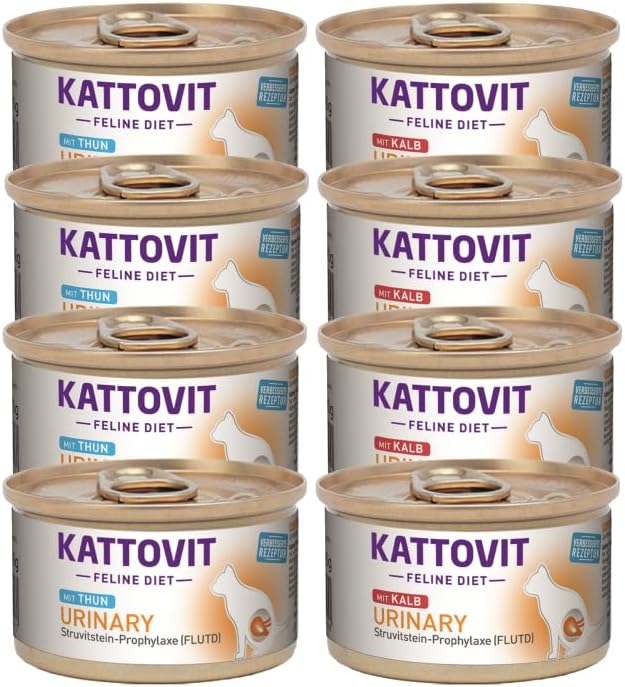 Alimento Dietético Para Gatos Kattovit Urinary Thunfisch 1250g - Reduce Riesgo De Cálculos Urinarios