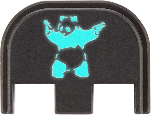 NDZ Performance Placa deslizante que brilla en la oscuridad para Glock Gen 12345 17 17L 19 19X 20 21 22 23 24 26 27 29 30 31 32 33 34 35 36 37 38 39