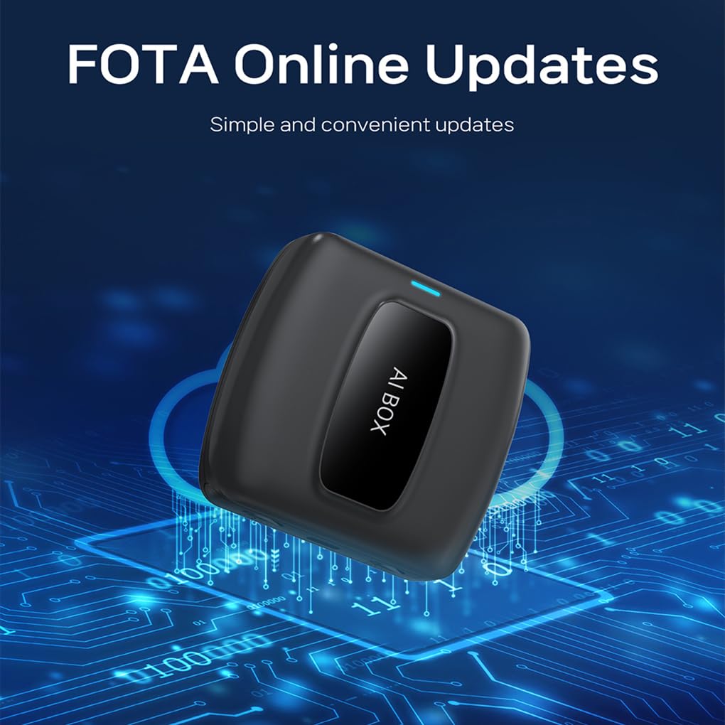 Adattatore Android AUTO da cablato a wireless Car Play che rivoluziona l'esperienza di guida con connettività wireless Supporto Android 12 AI Box da, EAU
