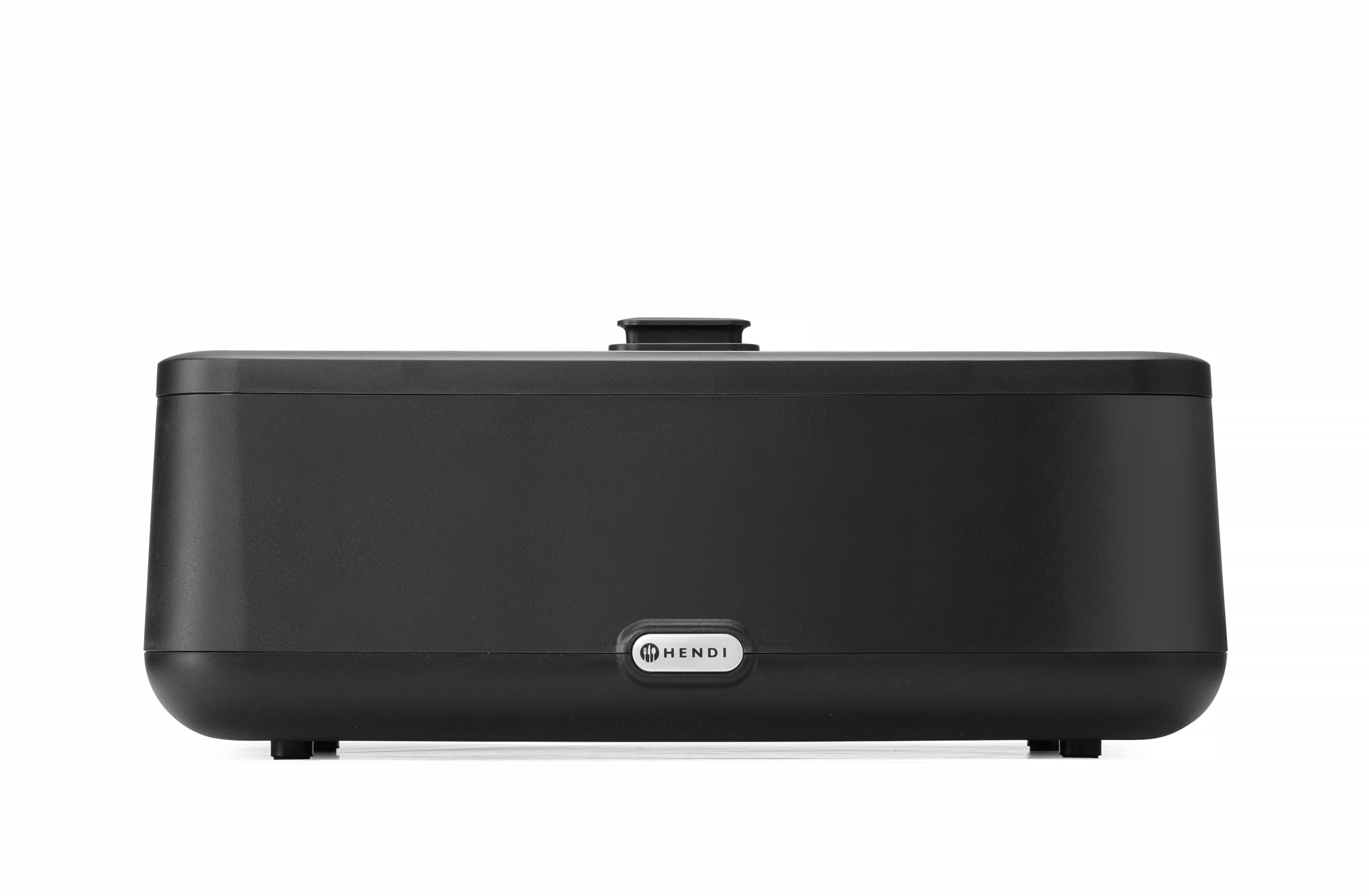 HENDI Chafing dish elettrico UNIQ per buffet, GN 1/1, 12,5L, 35-85°C, 220-240V, 700W, 607x402x(H)245mm, alluminio, acciaio inox, PP, vetro temperato, nero