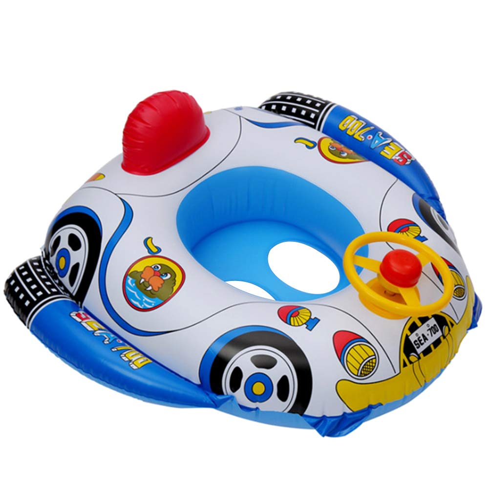Amazon | HiColliee ベビー 浮き輪 車の形 子供 うきわ ベビーボート