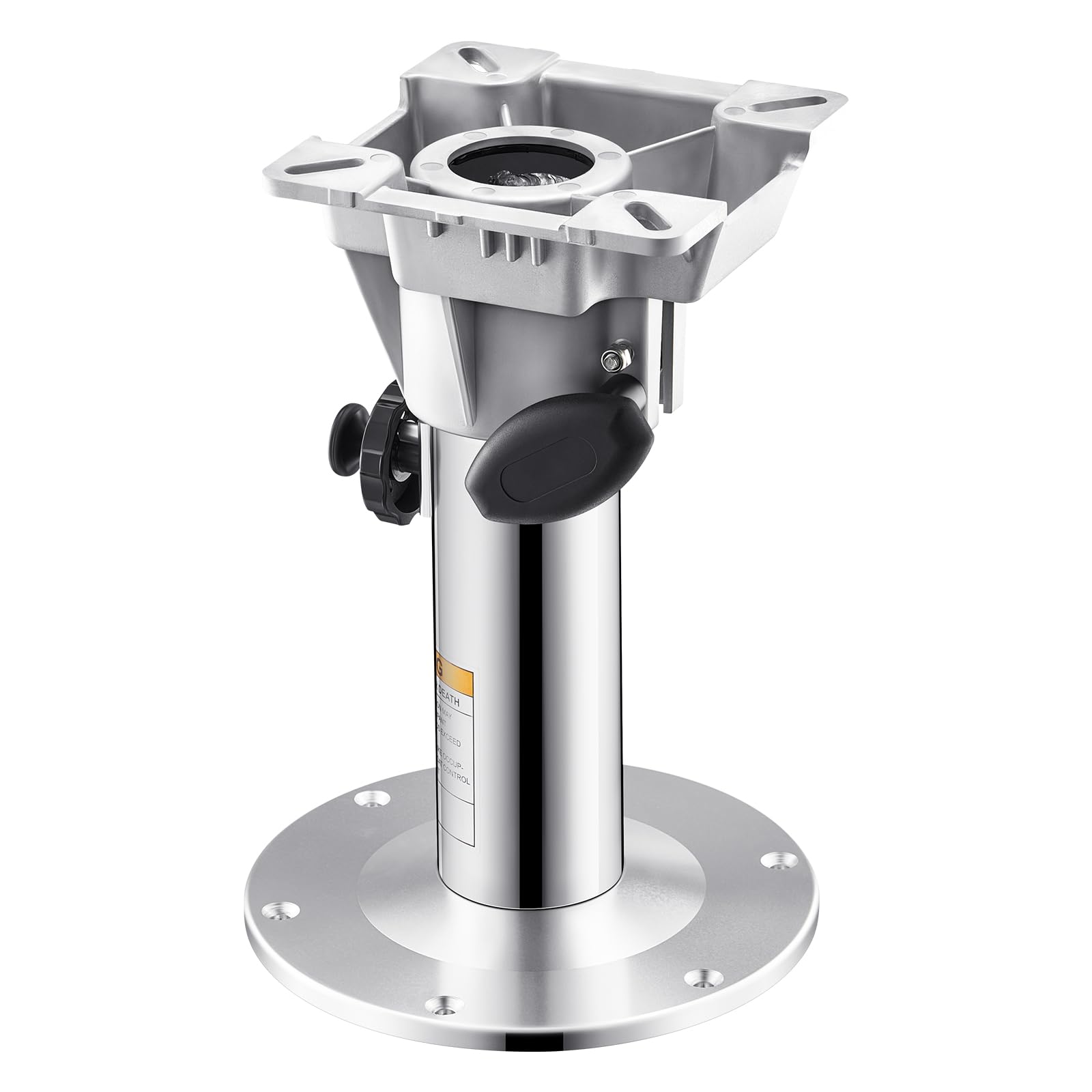 Pied De Siège Bateau VEVOR Réglable Alu - Hauteur 34 à 49 Cm - Neuf