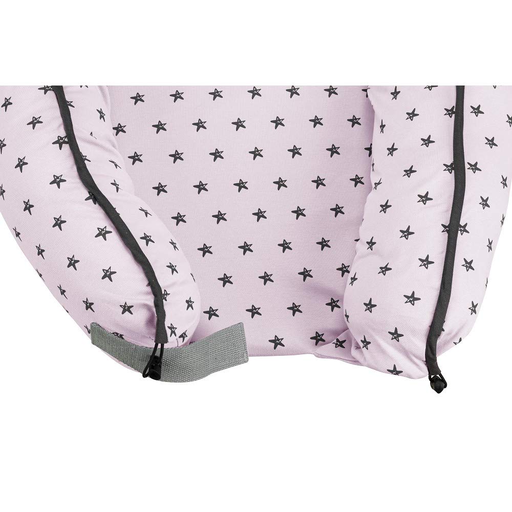 INTERBABY - Cojín Nido Estrella Rosa