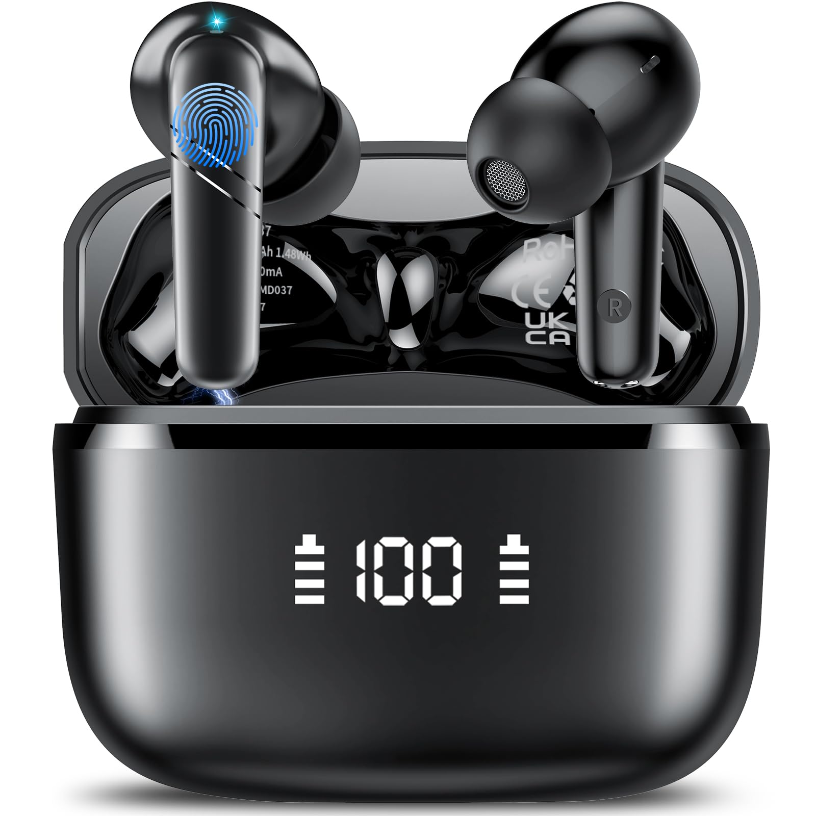 Cuffie Traduttore AI Bluetooth 5.4 | Traduzione In 133 Lingue In Tempo Reale | Impermeabili IPX7 Con App BITDYNAMIC