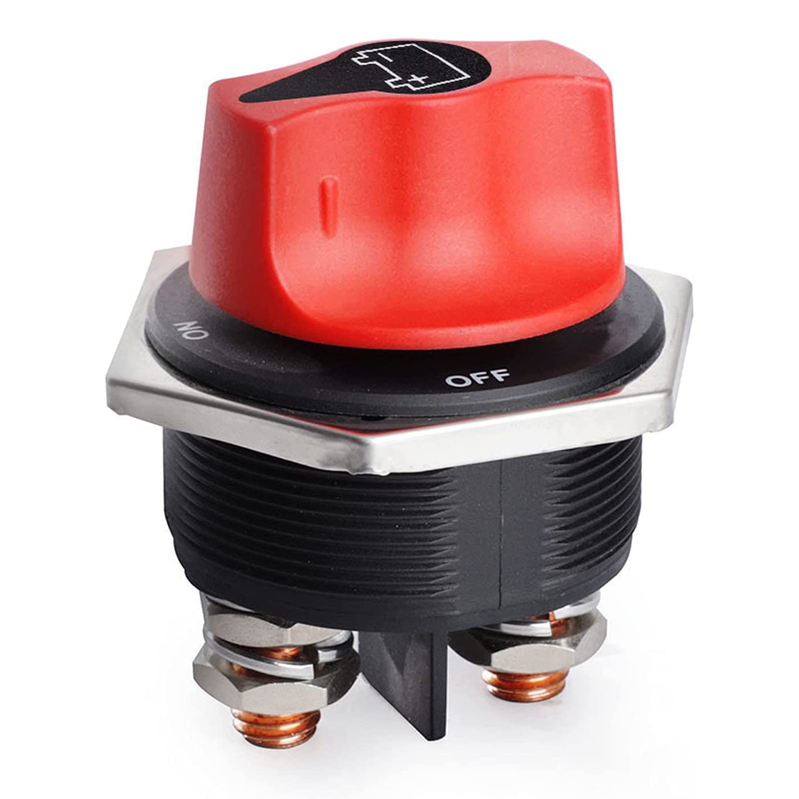 NALACALCar Battery Disconnect Switch,Boat Battery Disconnect Switch, MAX 12-32V DC 300A Cont 450A Waterproof Battery Isolator Kill Switches for Marine Car RV Truck ATV Vehicles and Boat (300A)